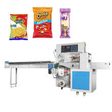 Factory Price Pillow Pack Type Horizontal Biscuit Packing Machine Bread Cookies Chocolate Bar Pillow Packaging machine